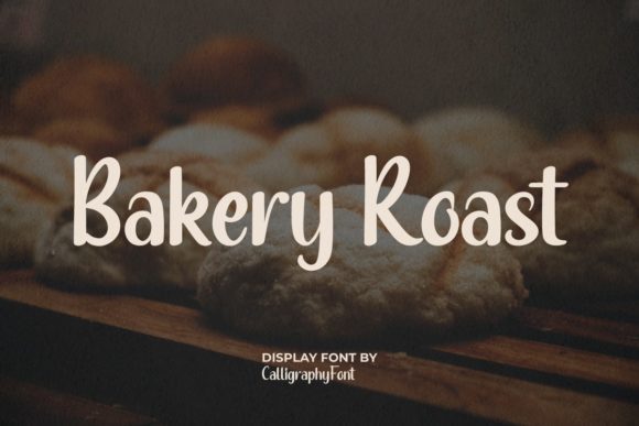 Bakery Roast: A Vintage Sans Serif Font for Crafters