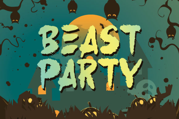 Beast Party: A Display Font That Demands Attention