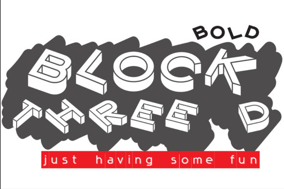 Block3D Bold: A Display Font That Demands Attention