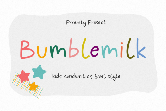 Bumblemilk: A Handwritten Display Font for Editorial Charm