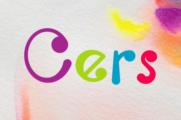 Cers: A Playful Display Font for Web Designers