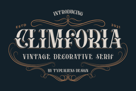Climforia: A Display Font That Sharpens Campaign Messaging