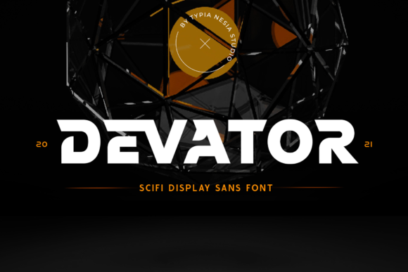 Devator: The Sporty Display Font for Futuristic Web Design