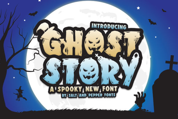 Ghost Story Duo: A Spooky Display Font for Branding