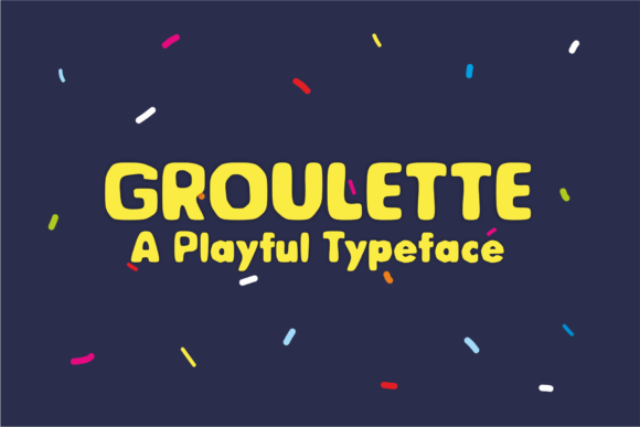 Groulette Font: A Playful Typeface for Digital Expression