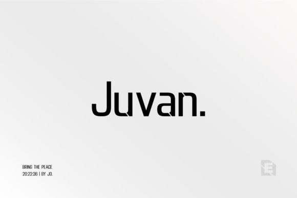 Juvan Typeface: A Modern Font for Bold Business Branding
