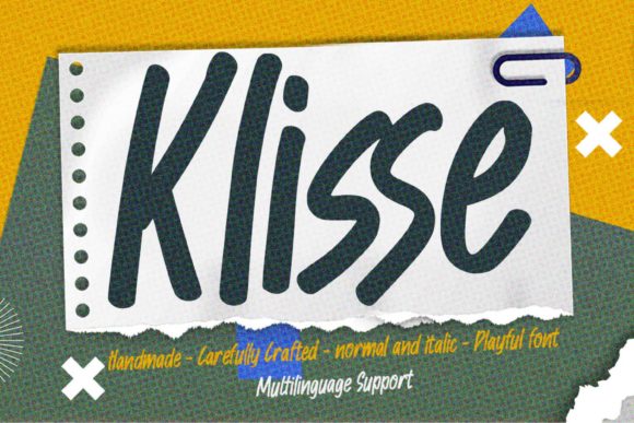Klisse Font Brings a Playful Voice to Modern Editorial Design