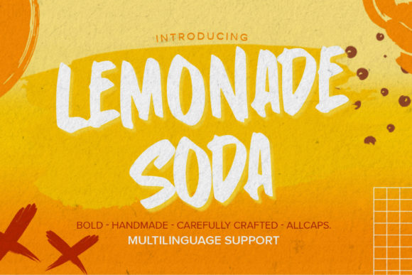 Lemonade Soda Font: Bold Typography for Your Brand