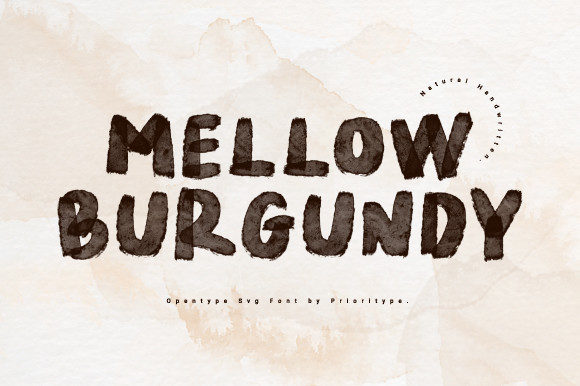 Mellow Burgundy: The Display Font for a Memorable Brand