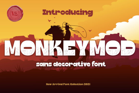 Monkeymod Font: A Handmade Typeface for Small Business Branding