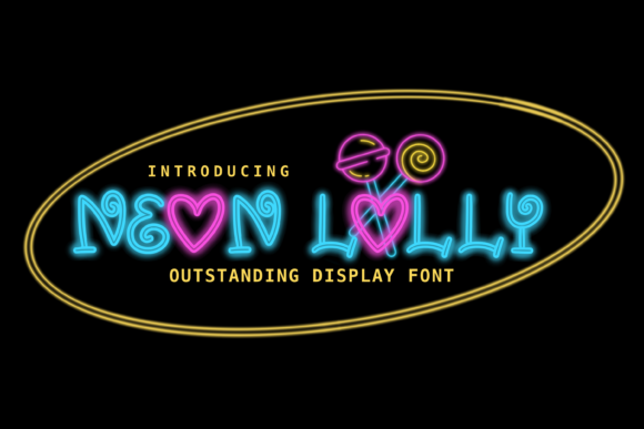 Neon Lolly Font: A Fun Display Typeface for Brands
