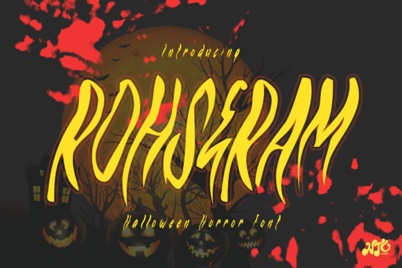 Rohseram: A Cool, Wavy Display Font for Bold Branding