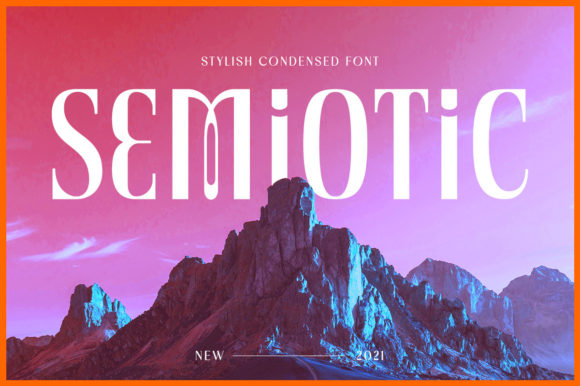 Semiotic: A Condensed Display Font for Bold Web Headlines