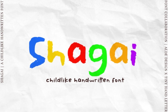 Shagai: A Brushed Display Font for Editorial Warmth
