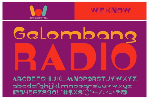 The Creative Designer's Guide to the Gelombang Radio Font