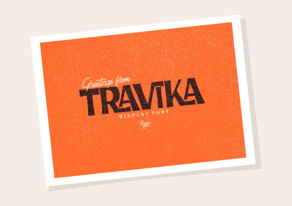 Using the Travika Font for Handmade Projects